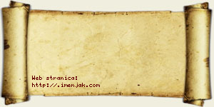 Jovana Tanasković vizit kartica